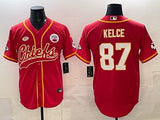 Kansas City Chiefs #87 Travis Kelce Chiefs Red Collaboration