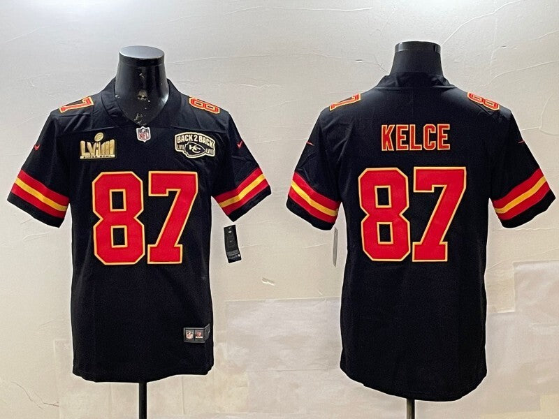 Kansas City Chiefs #87 Travis Kelce Chiefs V2 Style 1