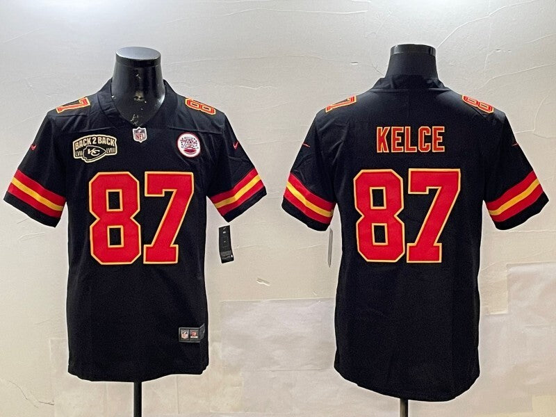 Kansas City Chiefs #87 Travis Kelce Chiefs V2 Style 3