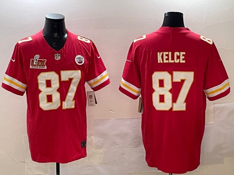Kansas City Chiefs #87 Travis Kelce Chiefs V3 Style 6