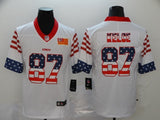 Kansas City Chiefs #87 White Retro 232