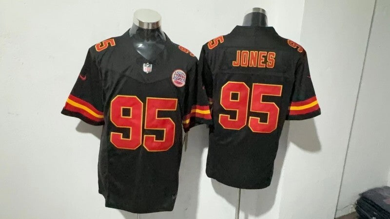 Kansas City Chiefs #95 Chris Jones Style 1