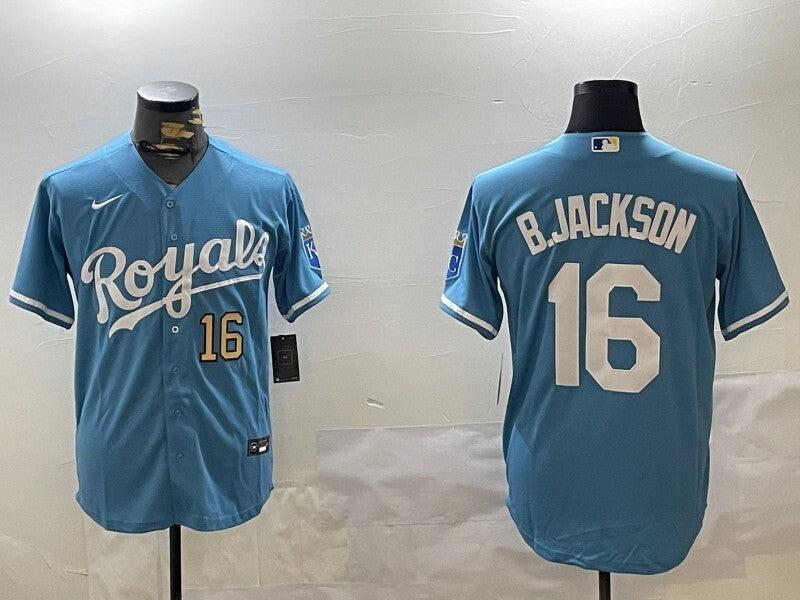 Kansas City Royals #16 Bo Jackson Fan Edition Style 4