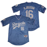 Kansas City Royals #16 Bo Jackson Royals 16 Light Blue 1987 Inverted