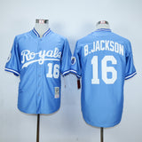 Kansas City Royals #16 Bo Jackson Royals 16 Light Blue 1987 Retro