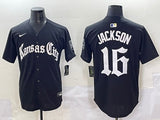 Kansas City Royals #16 Bo Jackson Royals 5 Collaboration Style 2