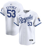 Kansas City Royals #53 Carlos Estevez White