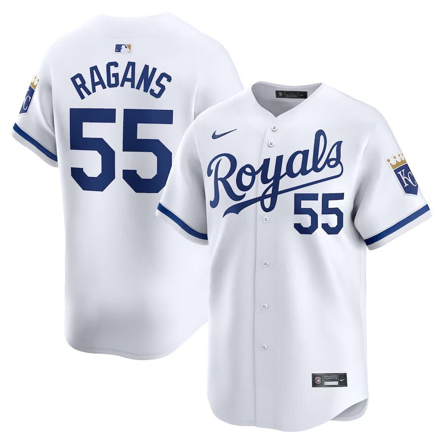 Kansas City Royals #55 Cole Ragans Home Limited Player Jersey - White
