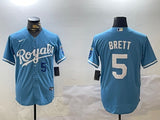 Kansas City Royals #5 George Brett Fan Edition Style 2