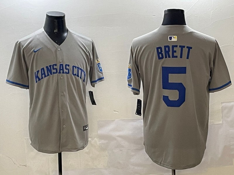 Kansas City Royals #5 George Brett Royals Adult