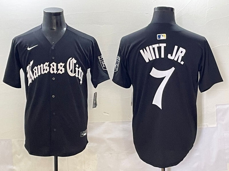 Kansas City Royals #7 Bobby Witt Jr. Royals 5 Collaboration Style 2