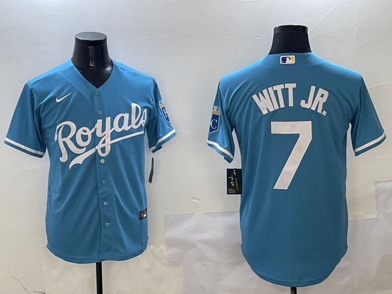 Kansas City Royals #7 Bobby Witt Jr. Royals Adult Style 1