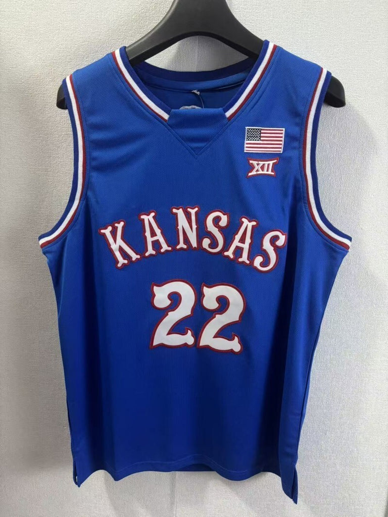 Kansas Jayhawks #22 Darryn Peterson 22 # Style 2