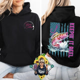 Keepin It Reel Unisex Sized Soft Comfortable Hoodie Casual Clothing