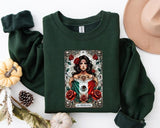 LA MEXICANA Sweatshirt, Tarot Card Shirt, Mexicana Shirt, For Men, For Women