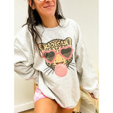 Leopard Bubblegum Graphic Top