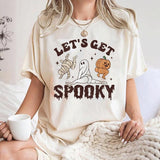 Let's Get Spooky Shirt, Hallowen Shirt,  Cute Fall Shirt, Spooky Seasonstyle{n002}2
