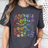 Lgbt Pride Wildflowers Shirt, Gay Pride Shirt, Pride Month Shirt, Gay Lesbian Tran Gift, Lgbt Shirt