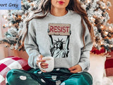 Liberal Resist Shirt, Anti Trump Sweatshirt, Anti Fascist Tee, Feminist T-shirt Gift, Activist Political Shirt,Democracy Tee, Equality Shirt