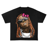 Lil Tunechi Kitty T Shirt Hip Hop Rap Tee Rapper Cute Gang Streetwear