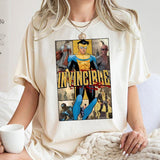 Limited Invincible Mark Supe T Shirt, Graphic Tee, Supe Costume, Comic Book Fan Gift