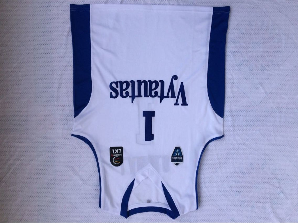 Lithuania Vytautas #1 LaMelo Ball 1 # Jersey White Style 1