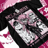 Loid Yor Anya Bon Forger SPY x FAMILY Unisex T-Shirt Manga Anime All Size