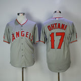 Los Angeles Angels #17 Shohei Ohtani Angels 17 Gray Fan