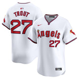 Los Angeles Angels #27 Mike Trout Alternate Limited Player Jersey – White