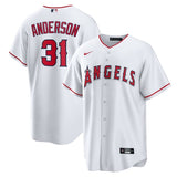 Los Angeles Angels #31 Tyler Anderson Home Replica Jersey - White