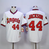 Los Angeles Angels #44 Jackson Angels 44 White Pullover 1982 Retro
