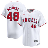 Los Angeles Angels #48 Reid Detmers Home Limited Player Jersey - White Style 2