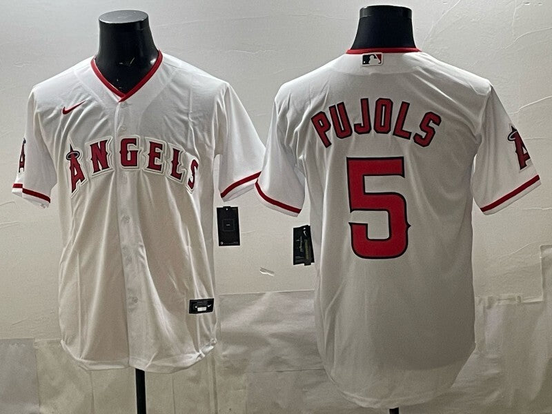 Los Angeles Angels #5 Albert Pujols Angels Adult Style 1