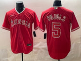 Los Angeles Angels #5 Albert Pujols Angels Adult Style 2