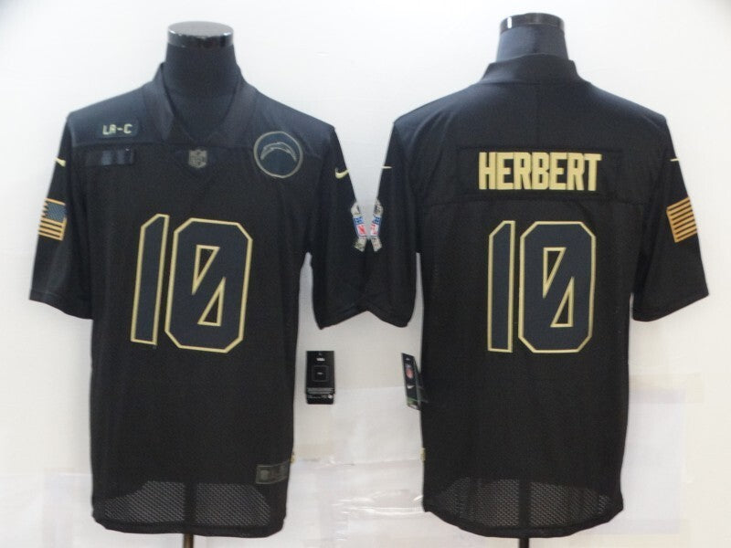 Los Angeles Chargers #10 Justin Herbert 20 Salute 581