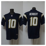 Los Angeles Chargers #10 Justin Herbert Lightning 3 Edition Style 1