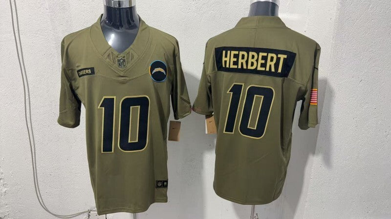 Los Angeles Chargers #10 Justin Herbert Style 1