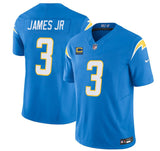Los Angeles Chargers #3 Derwin James JR Blue 2025 F.U.S.E With 4-Star C Patch