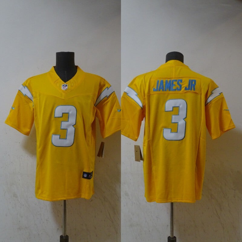 Los Angeles Chargers #3 Derwin James Jr Lightning 3 Edition Style 1