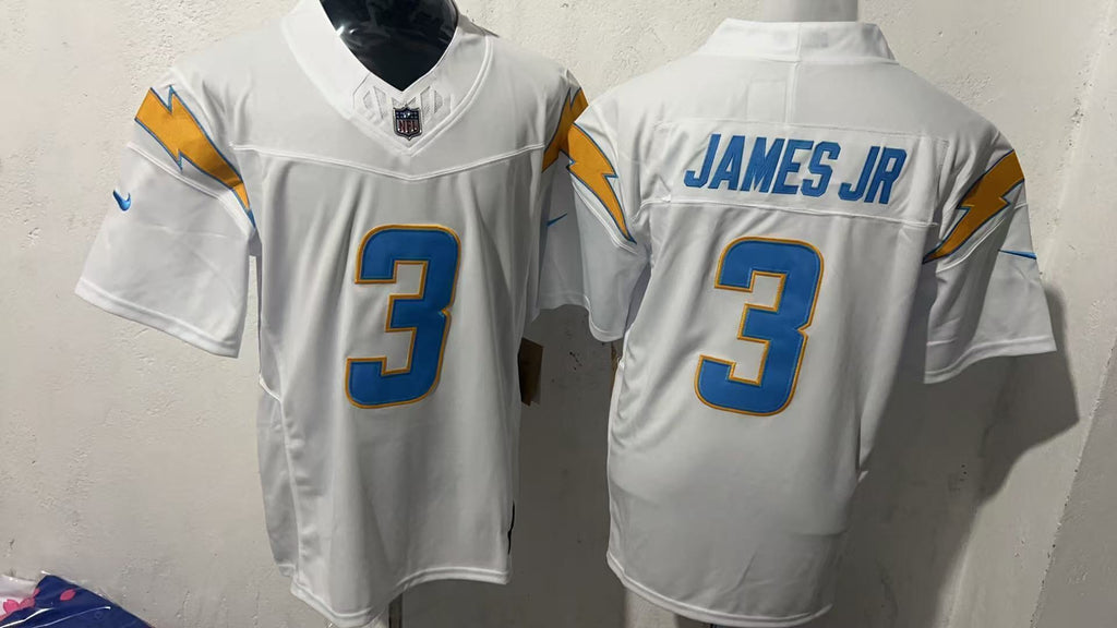 Los Angeles Chargers #3 Derwin James Jr Style 1