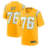 Los Angeles Chargers #76 Joe Alt Alternate Charger Power Game Player Jersey - Gold