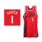 Los Angeles Clippers #1 James Harden 2024-25 Statement Edition Swingman Red