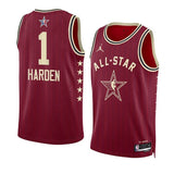 Los Angeles Clippers #1 James Harden 2024 NBA All-Star Swingman Jersey Style 1