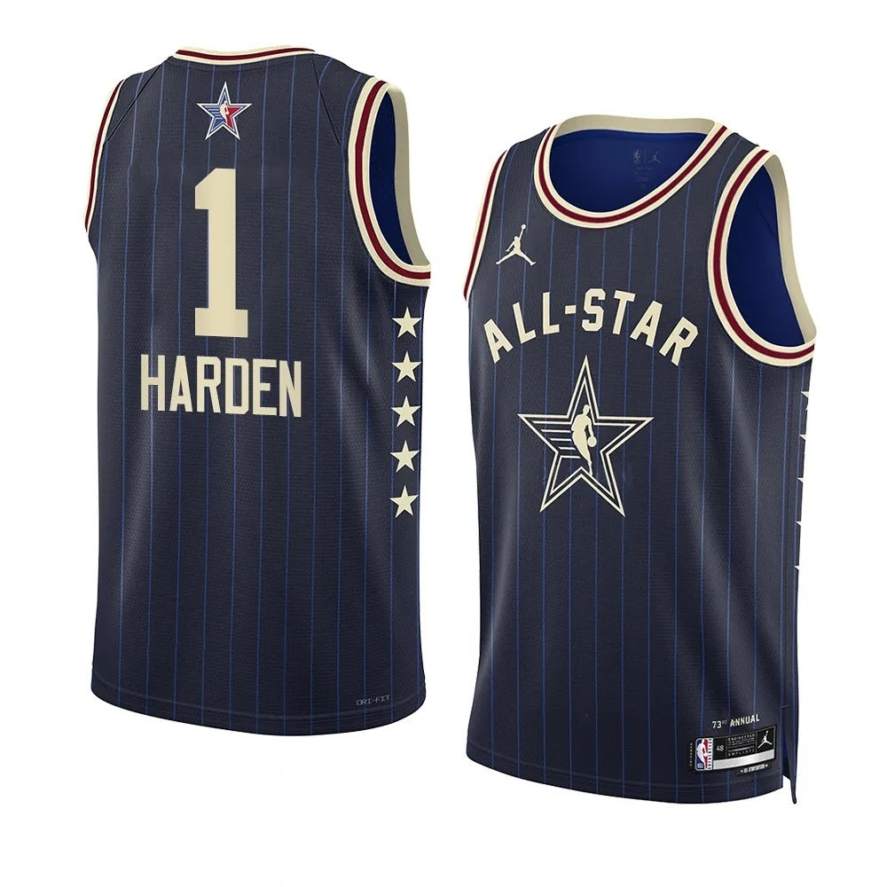 Los Angeles Clippers #1 James Harden 2024 NBA All-Star Swingman Jersey Style 2
