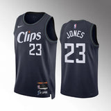 Los Angeles Clippers #23 Kai Jones 2023-24 Navy City Edition Men Jersey