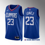 Los Angeles Clippers #23 Kai Jones Blue Icon Edition Men Jersey