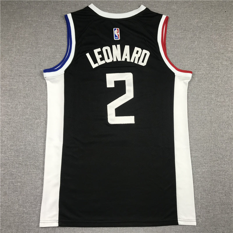 Los Angeles Clippers #2 Kawhi Leonard 21 New Clippers 2 Black City Edition Style 1