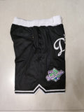 Los Angeles Dodgers Baseball Dodgers Black Pocket Shorts Style 4