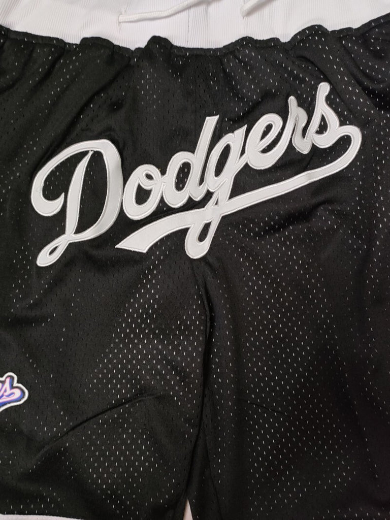 Los Angeles Dodgers Baseball Dodgers Black Pocket Shorts Style 6