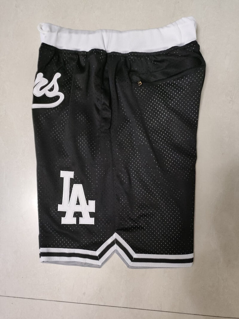Los Angeles Dodgers Baseball Dodgers Black Pocket Shorts Style 8